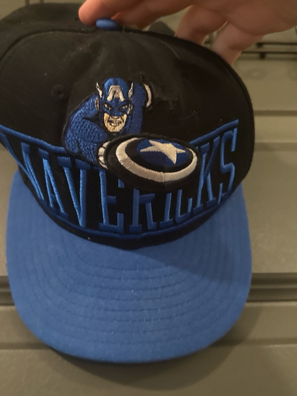 New Era x Marvel Dallas Mavericks Captain America Snapback Hat